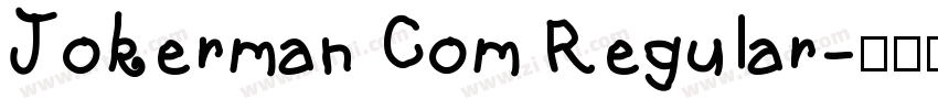 Jokerman Com Regular字体转换